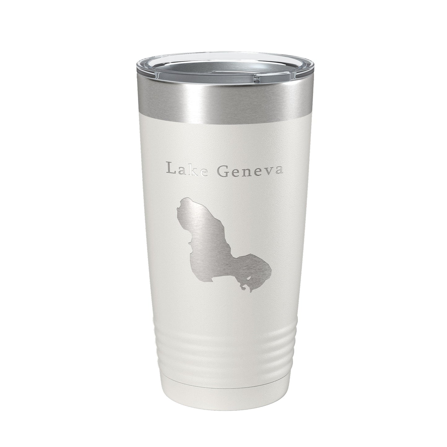 Lake Geneva Map Tumbler Travel Mug Insulated Laser Engraved Coffee Cup Florida 20 oz-7
