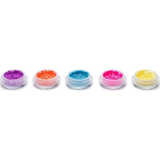 Makeup Revolution MAKEUP REVOLUTION_SET Creator Artist Loose Pigment Pots zestaw sypkich pudrów Purple, Coral, Blue, Pink, Yellow 5x0,8g (5057566512374)