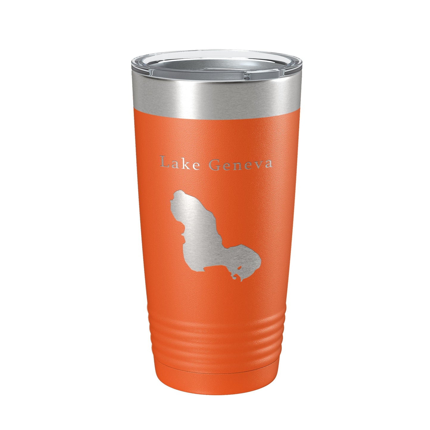 Lake Geneva Map Tumbler Travel Mug Insulated Laser Engraved Coffee Cup Florida 20 oz-17