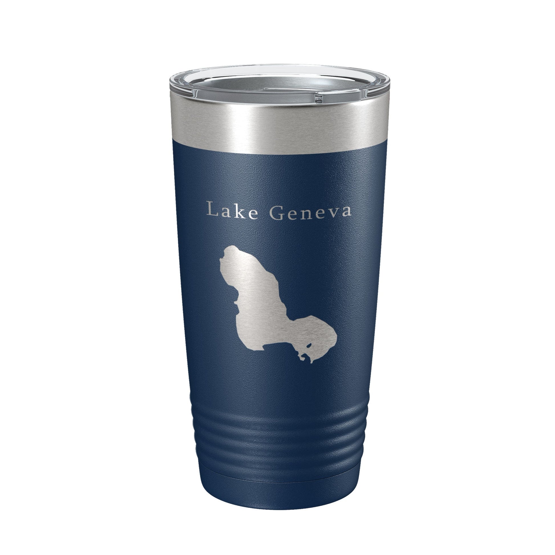 Lake Geneva Map Tumbler Travel Mug Insulated Laser Engraved Coffee Cup Florida 20 oz-2